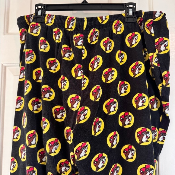 Buc-ee's Pajama Pants Men’s 2XL Black Logo Print 100% Cotton Lounge Sleepwear - Picture 5 of 6